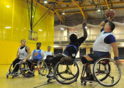 Wheelchair Basketball at Al Oerter Recreation Center 