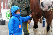 Mounted Auxiliary Unit at Staten Island Zoo 