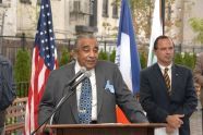 Congress Member Charles Rangel speaks 