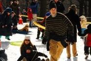 Pulling a sled 
